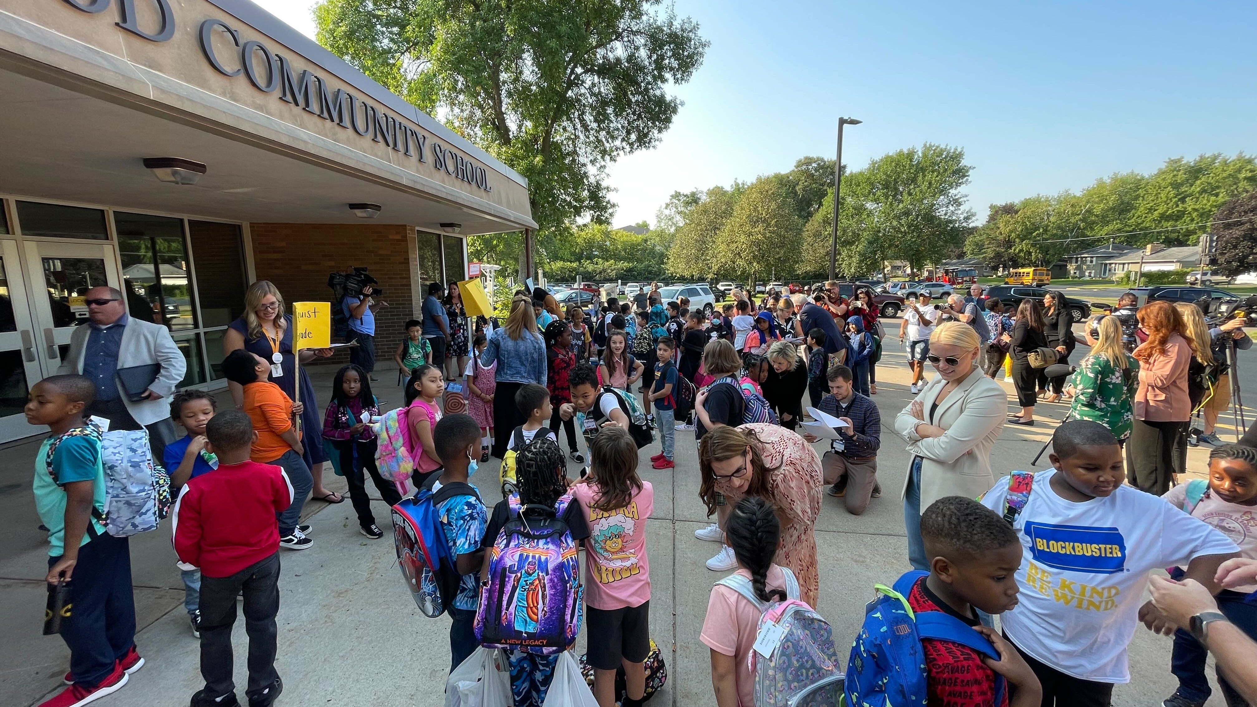 Kids return to school in what expects to be a "normal" school year