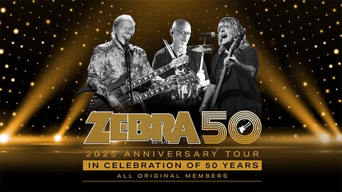 Bayou 95.7 presents Zebra - 50th Anniversary Show
