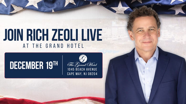 Join TalkRadio1210 WPHT and Rich Zeoli on Friday, December 19th