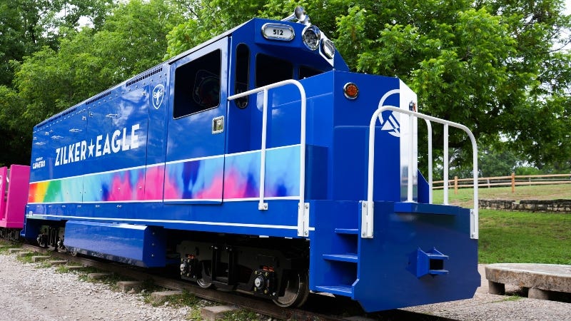 All Aboard! The  Zilker Eagle Mini Train!!!