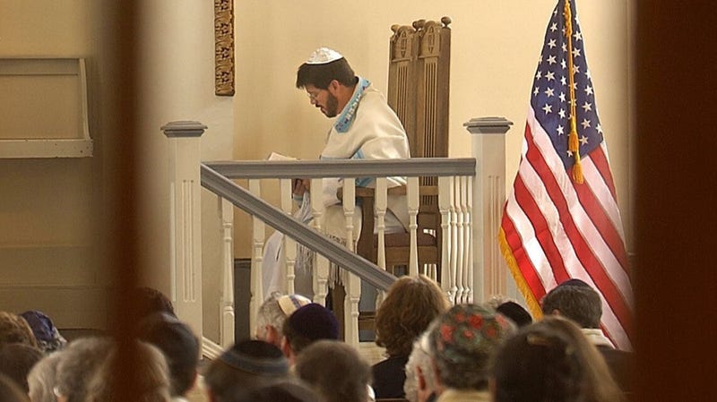 The congregation of Society Hill Synagogue in Philadelphia celebrates Yom Kippur.