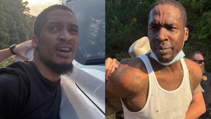 LSP says Leo Tate and Jermaine Donald were arrested in Walker County, Texas.