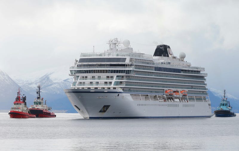 Viking cruise ship in Norway