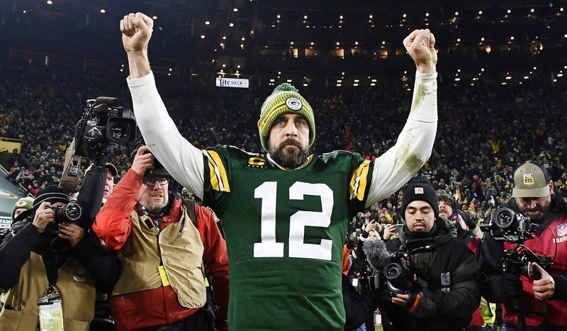 Packers quarterback Aaron Rodgers