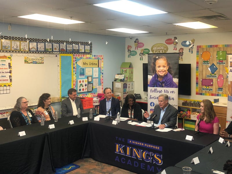 Governor says he'd push for school choice if he wins 3rd term