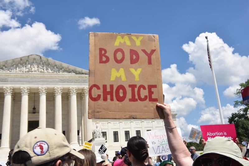 rally for abortion rights at Supreme Court