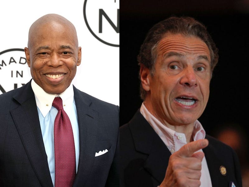Mayor Eric Adams and former Gov. Andrew Cuomo.
