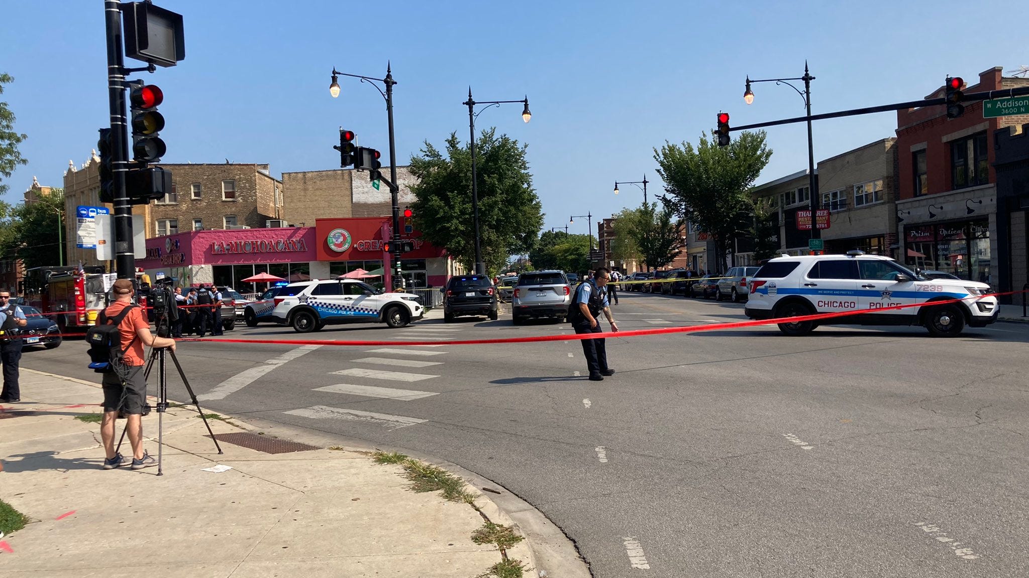Four students hurt in shooting across street from Schurz High School on Northwest Side