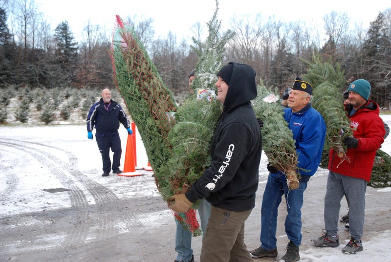 New York Guard volunteers support Trees for Troops
