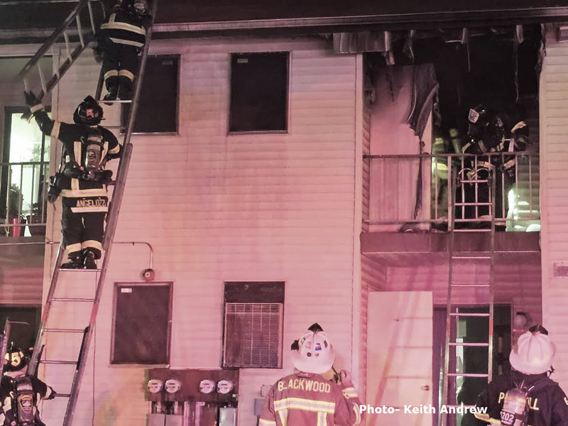One resident was displaced due to water damage, but no injuries were reported.