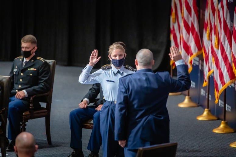 BJU holds Army/Air Force ROTC contracting ceremony Friday September 11, 2020.