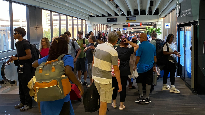 PHL flight delays and cancellations persist due to weekend weather and Hurricane Debby