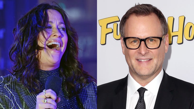 Alanis Morissette and Dave Coulier