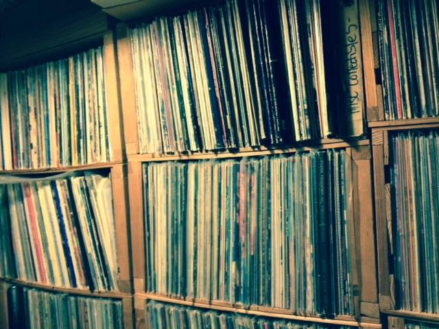 vinyl records