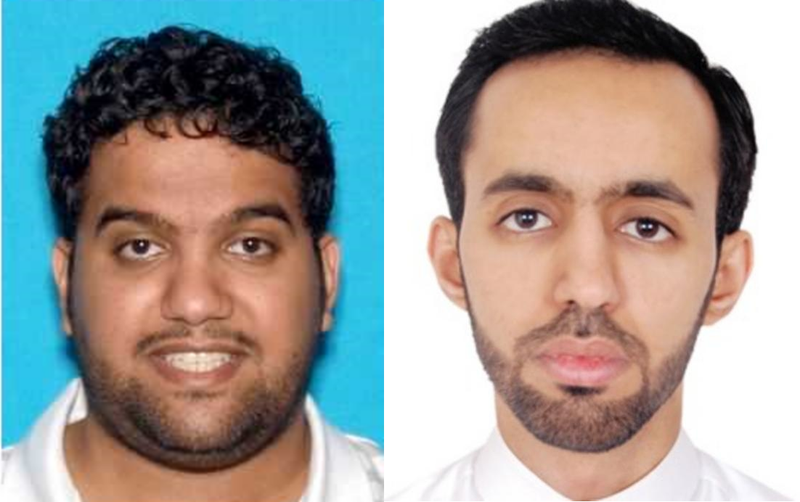 Ali Alzabarah and Ahmed Almutairi are suspected of acting as spies for the Saudi government
