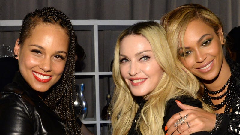Alicia Keys, Madonna and Beyonce