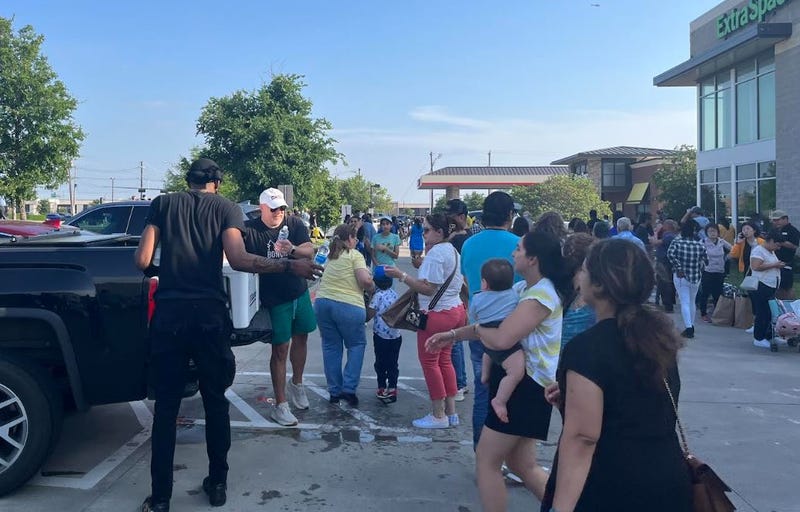 Allen residents came together to help those affected by shooting