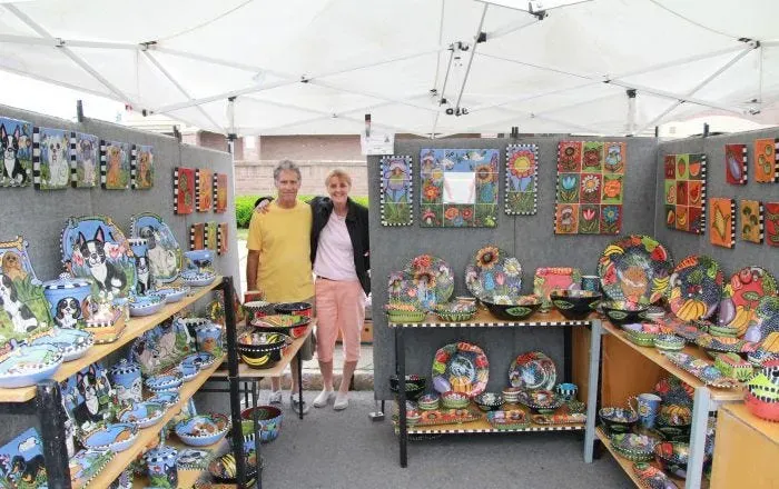 This weekend marks the summer's first big art festival. The Allentown Art Festival features a number of unique works, including one who dabbles in something most of us have with our breakfast. 