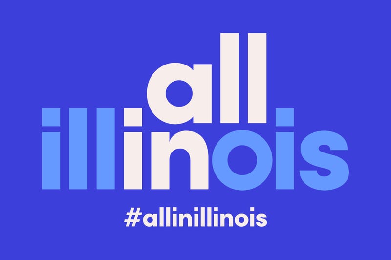 #AllInIllinois logo