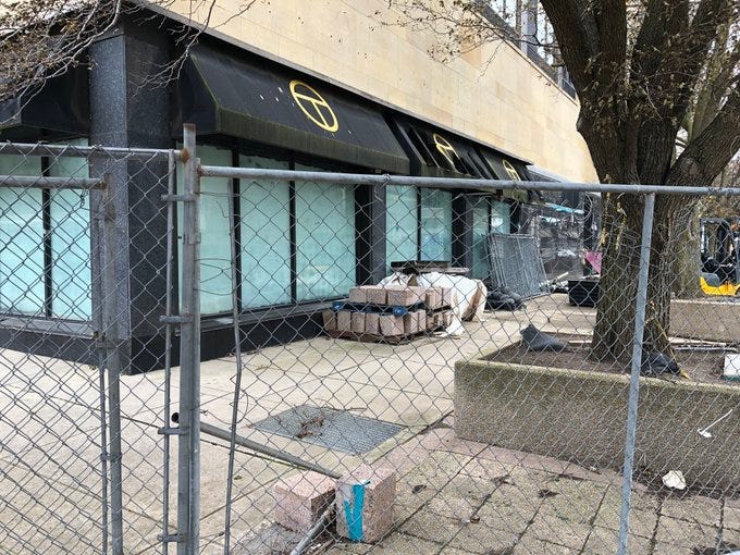 Former AM&A's Building downtown. November 25, 2019 (WBEN Photo/Mike Baggerman)