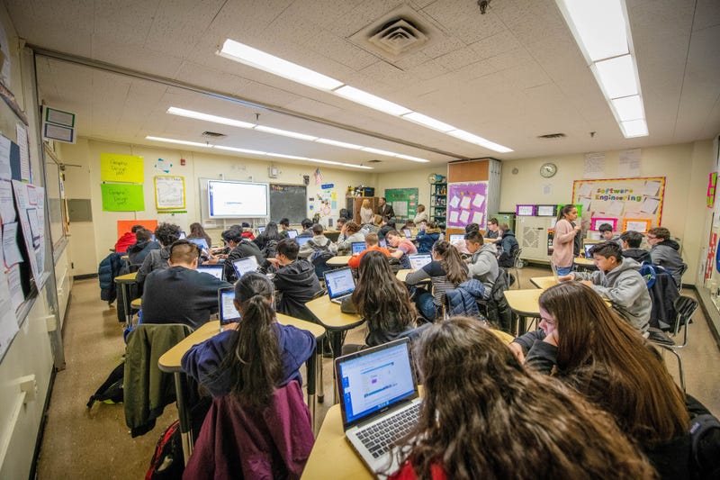 Amazon Future Engineer students