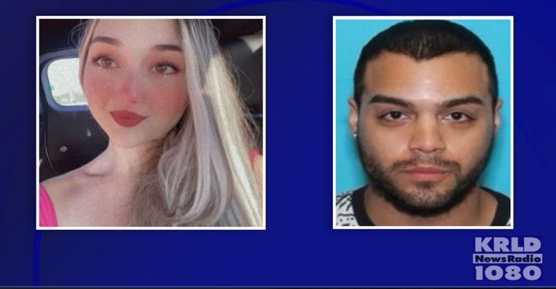 Brisa Nicolas (left), 13, was last seen early Friday morning in San Antonio. Police are looking for Cristian Ortiz, 27, in connection to the Amber Alert.