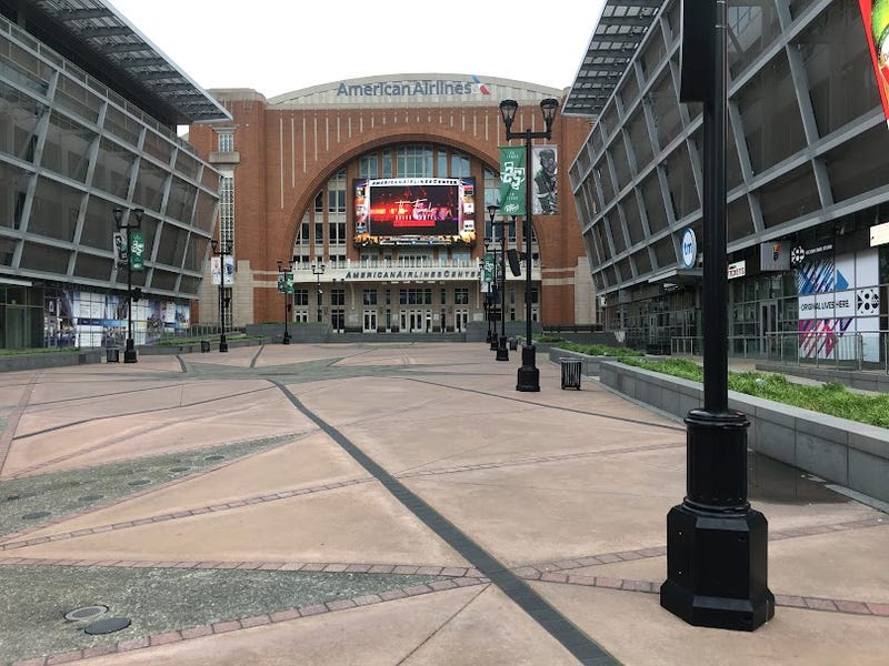 The American Airlines Center in Dallas, Texas.