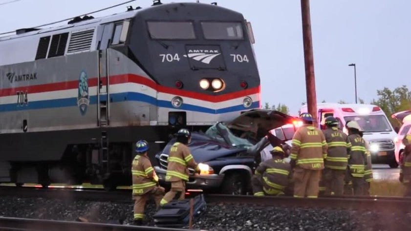 Three dead after Amtrak train strikes vehicle in North Tonawanda