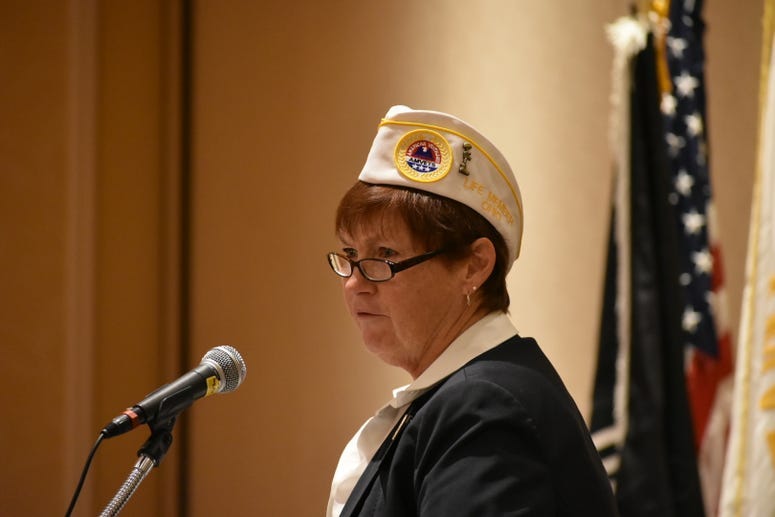National first vice commander of AMVETS, Jan Brown