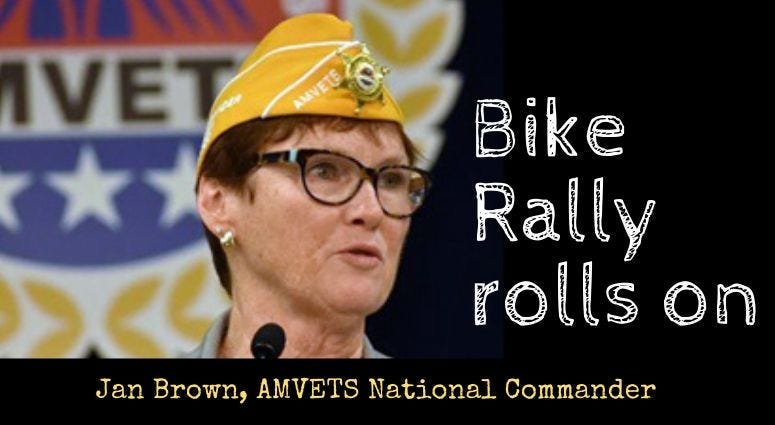 AMVETS National Commander Jan Brown