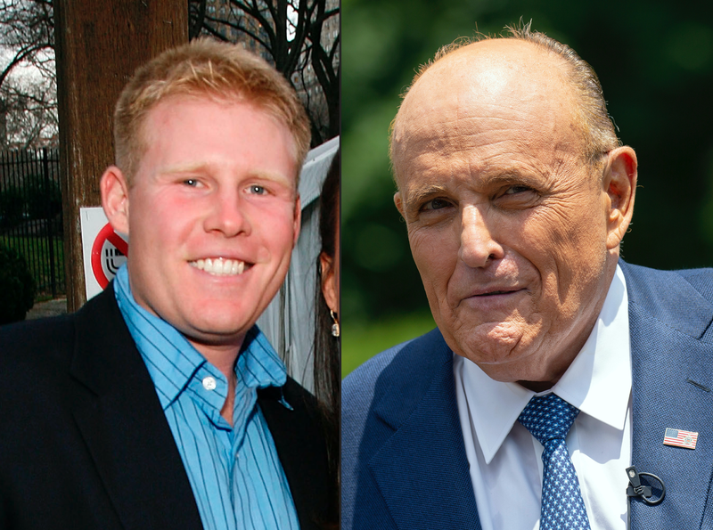 Andrew and Rudy Giuliani