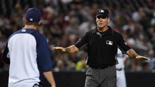 Angel Hernandez jokes break out after LLWS hitter in disbelief of strike
