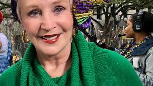 "Angela Hill recounts her parade-stopping first Mardi Gras with Garland"