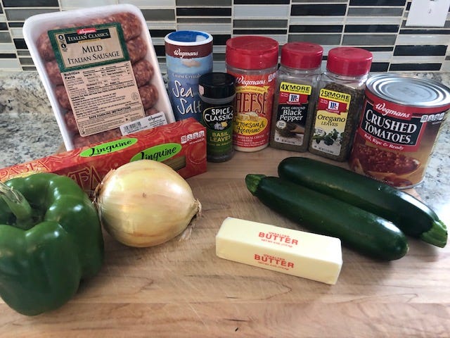 Annie's Sausage Soup ingredients