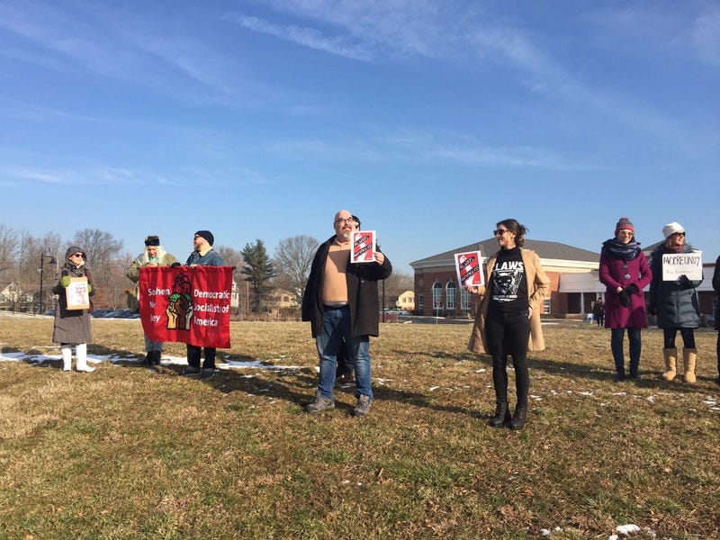 South Jersey Democratic Socialists and Moore Unity combined to push back against messaging from KKK in Moorestown, N.J.