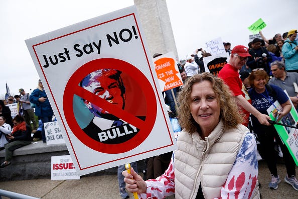 Anti-Trump rally