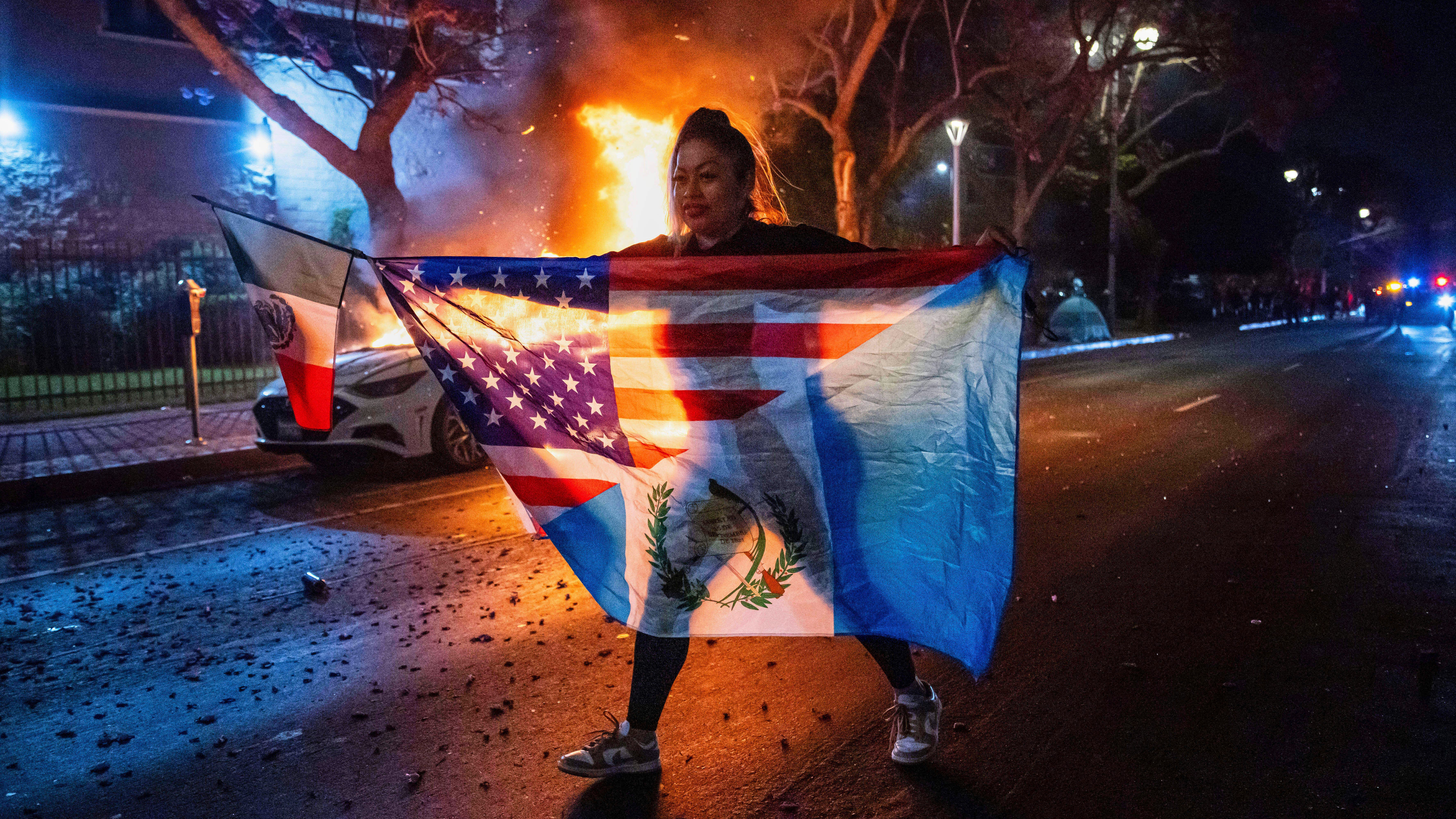 CNN correspondent and crew detained and escorted from Los Angeles protest zone