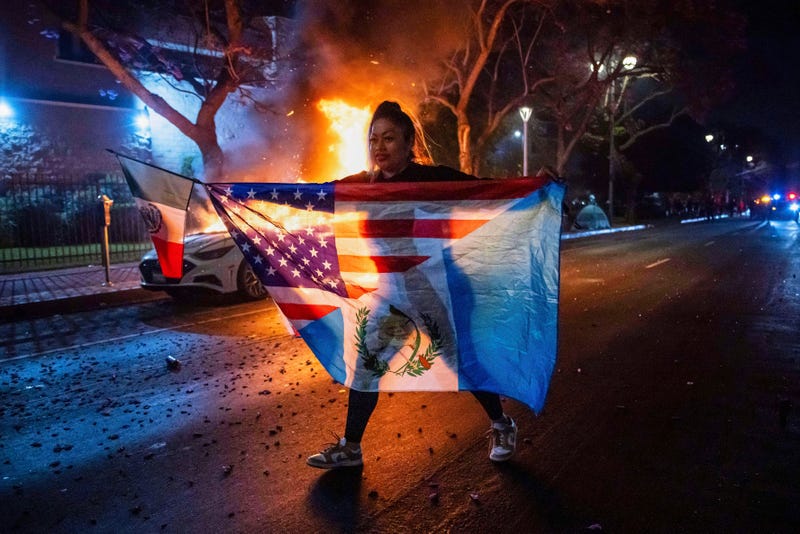 APTOPIX Immigration Raids Los Angeles