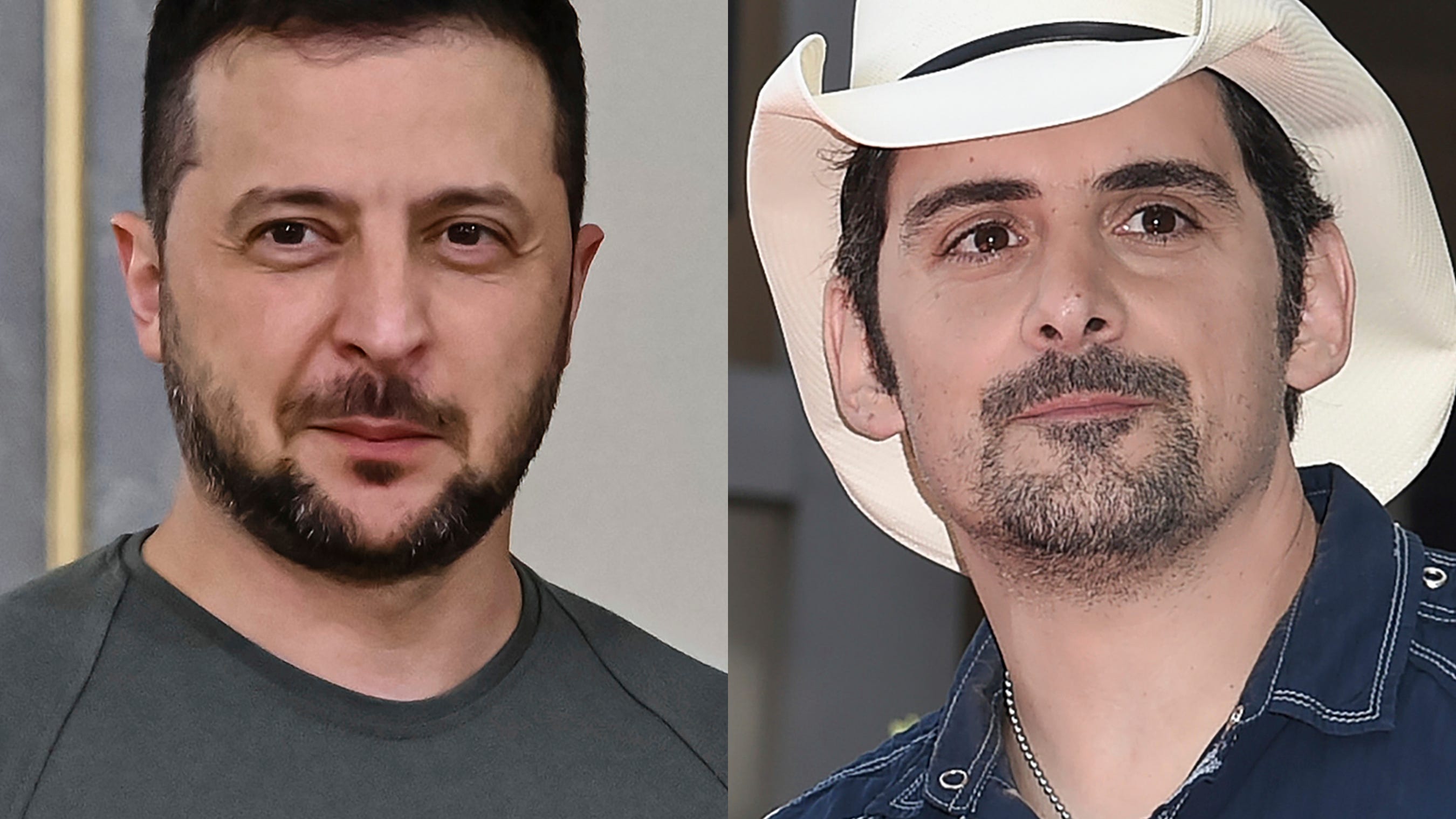 Brad Paisley pens country song featuring Ukraine's Zelenskyy