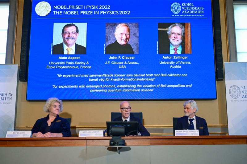 Sweden Nobel Prize Physics