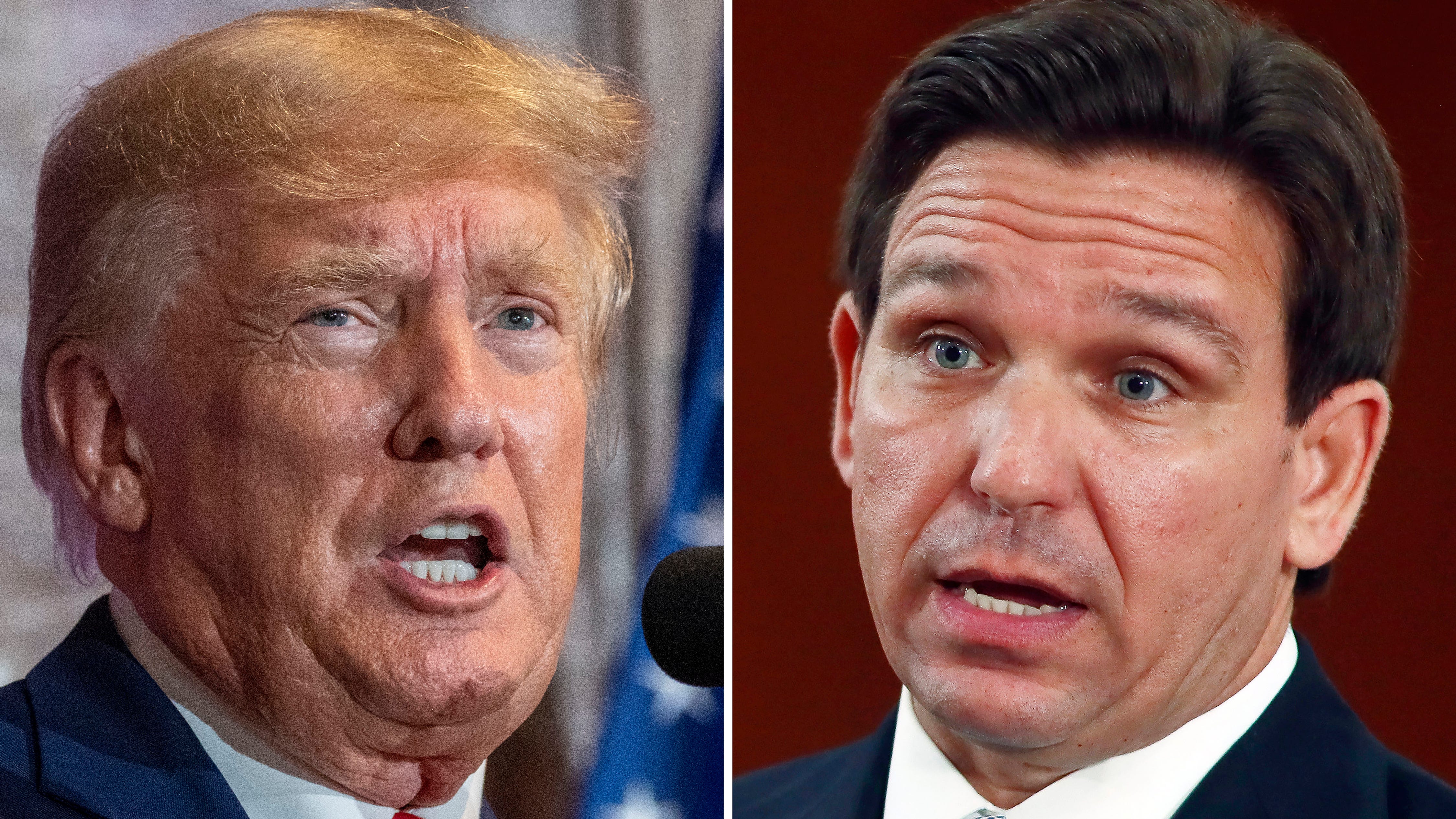 Trump vs. DeSantis: Rivals' very different styles on display