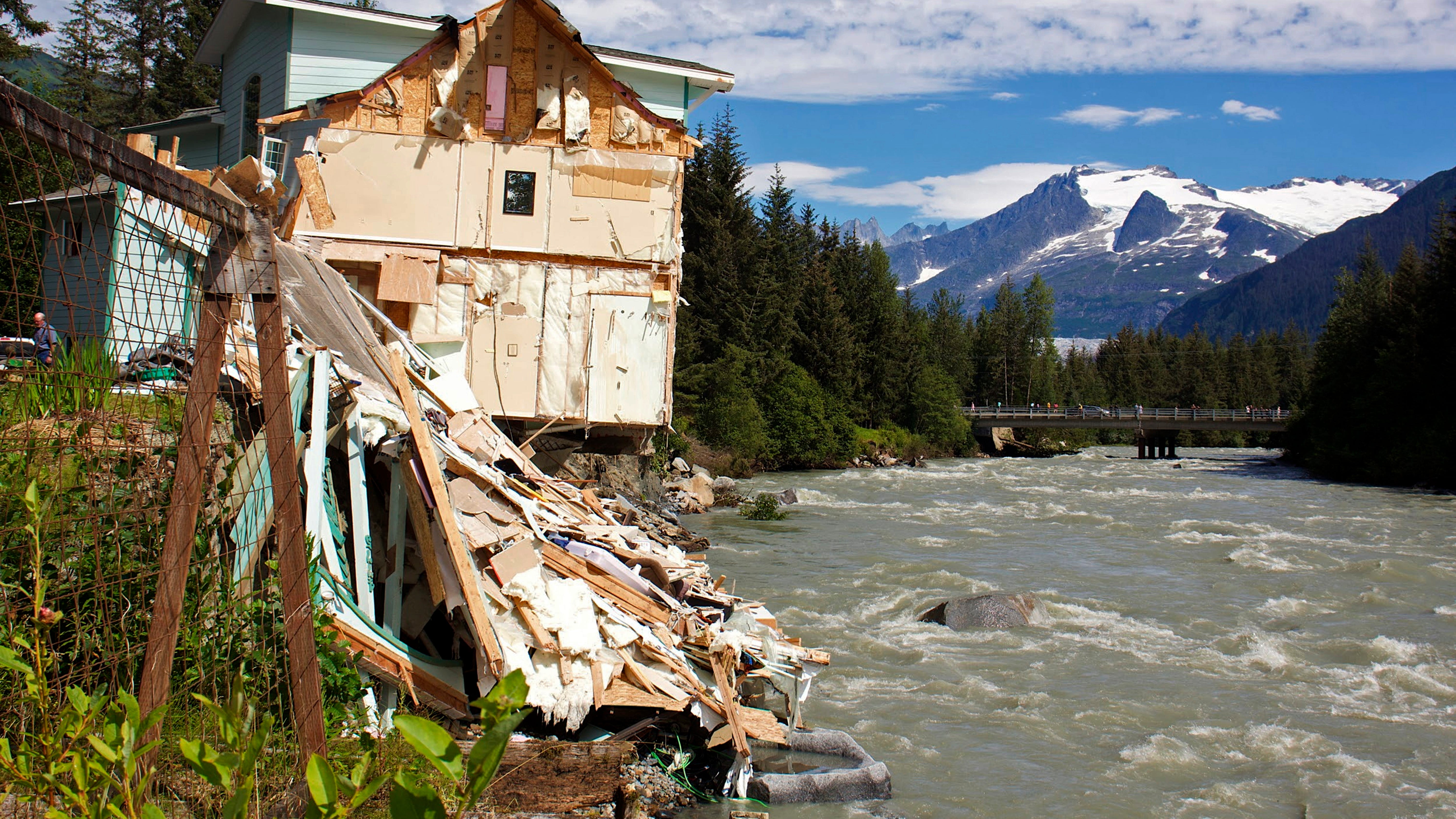 Bursting ice dam in Alaska highlights risks of glacial flooding around the globe