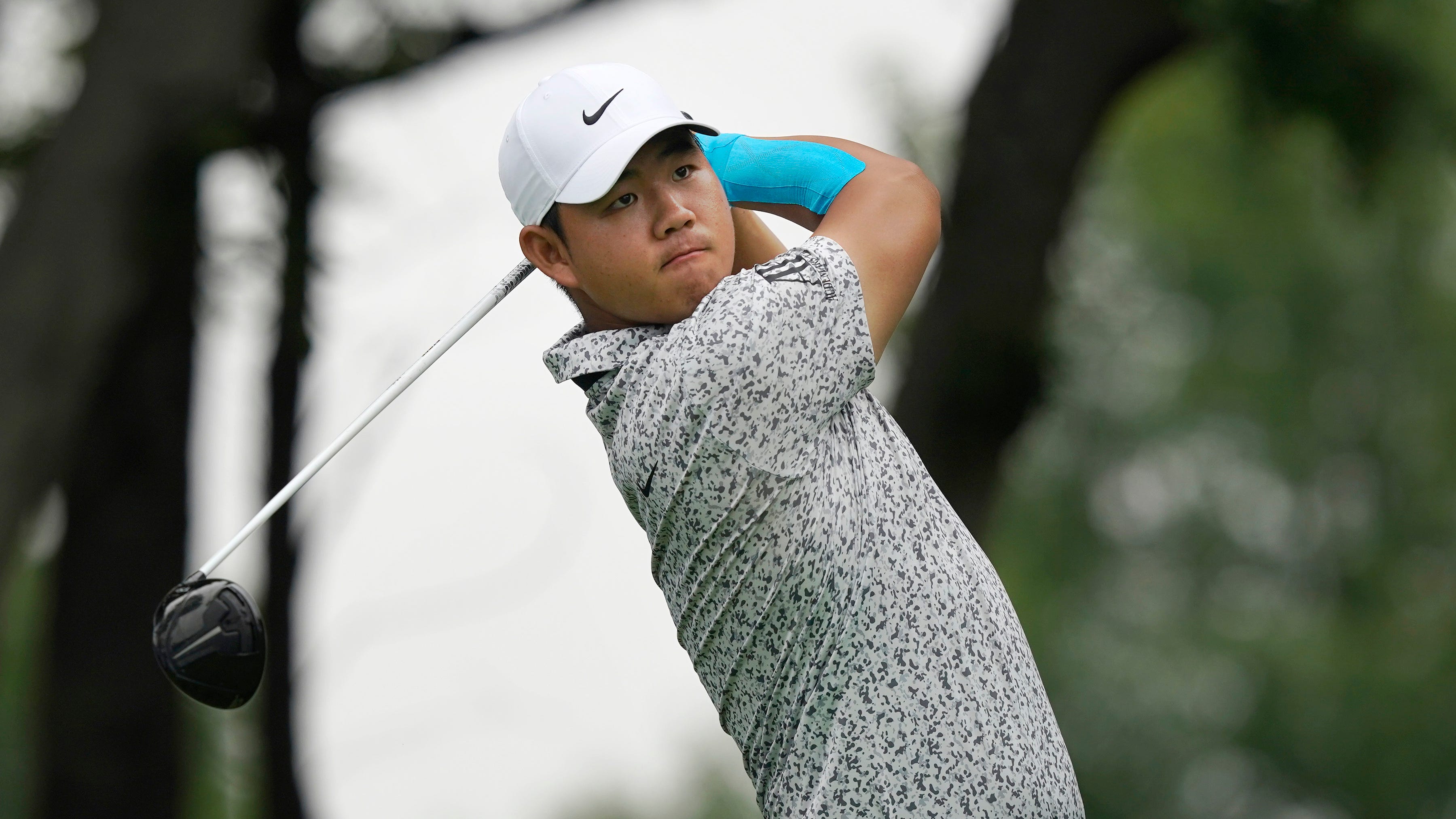 Tom Kim emerges muddy in failed and viral bid to retrieve ball at PGA Championship