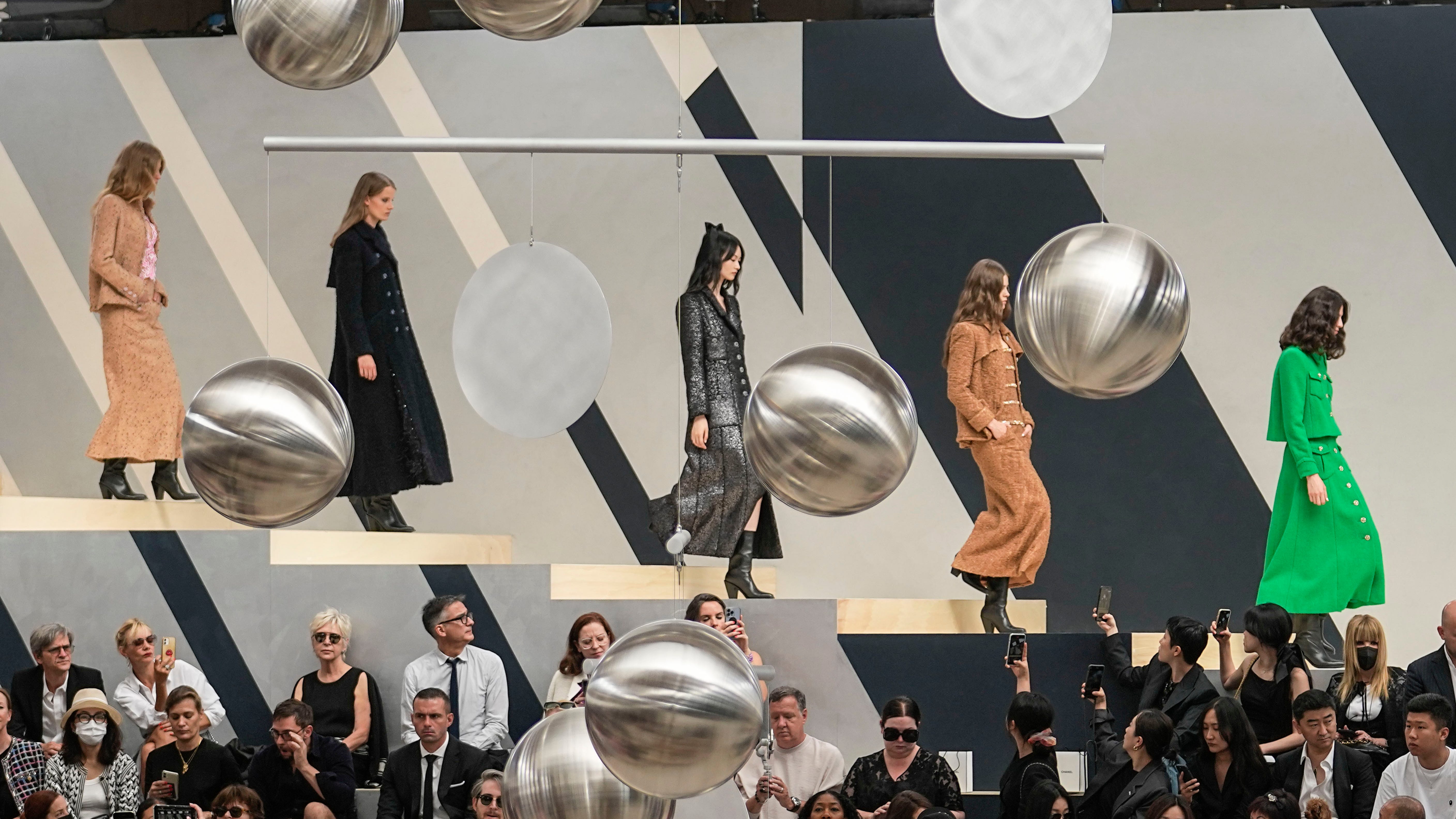 Chanel gets gently geometric in far-flung Paris couture