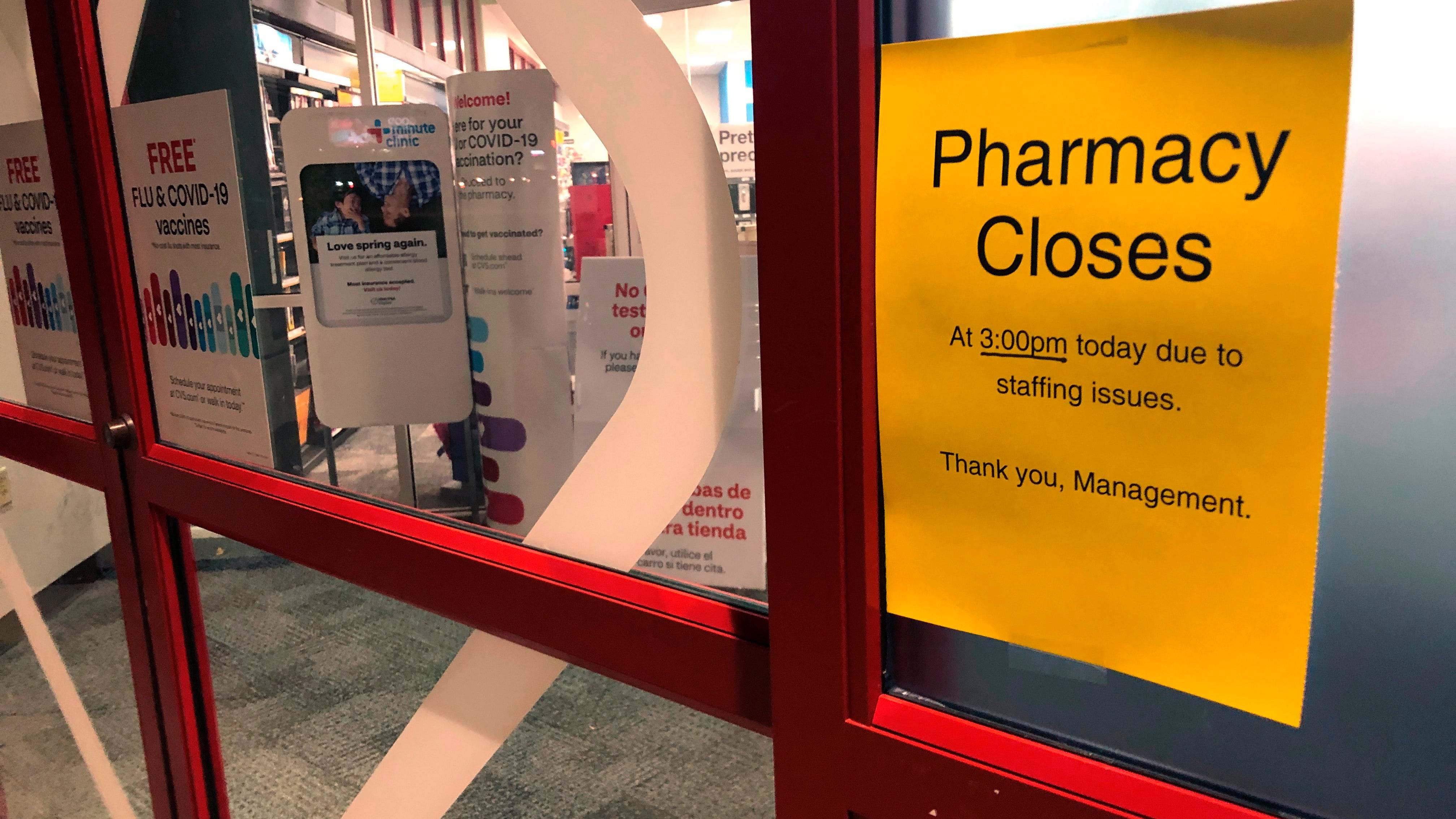 US drugstores squeezed by vaccine demand, staff shortages