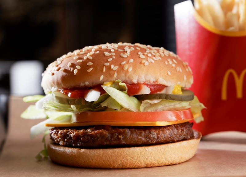 McDonalds Vegan Burger
