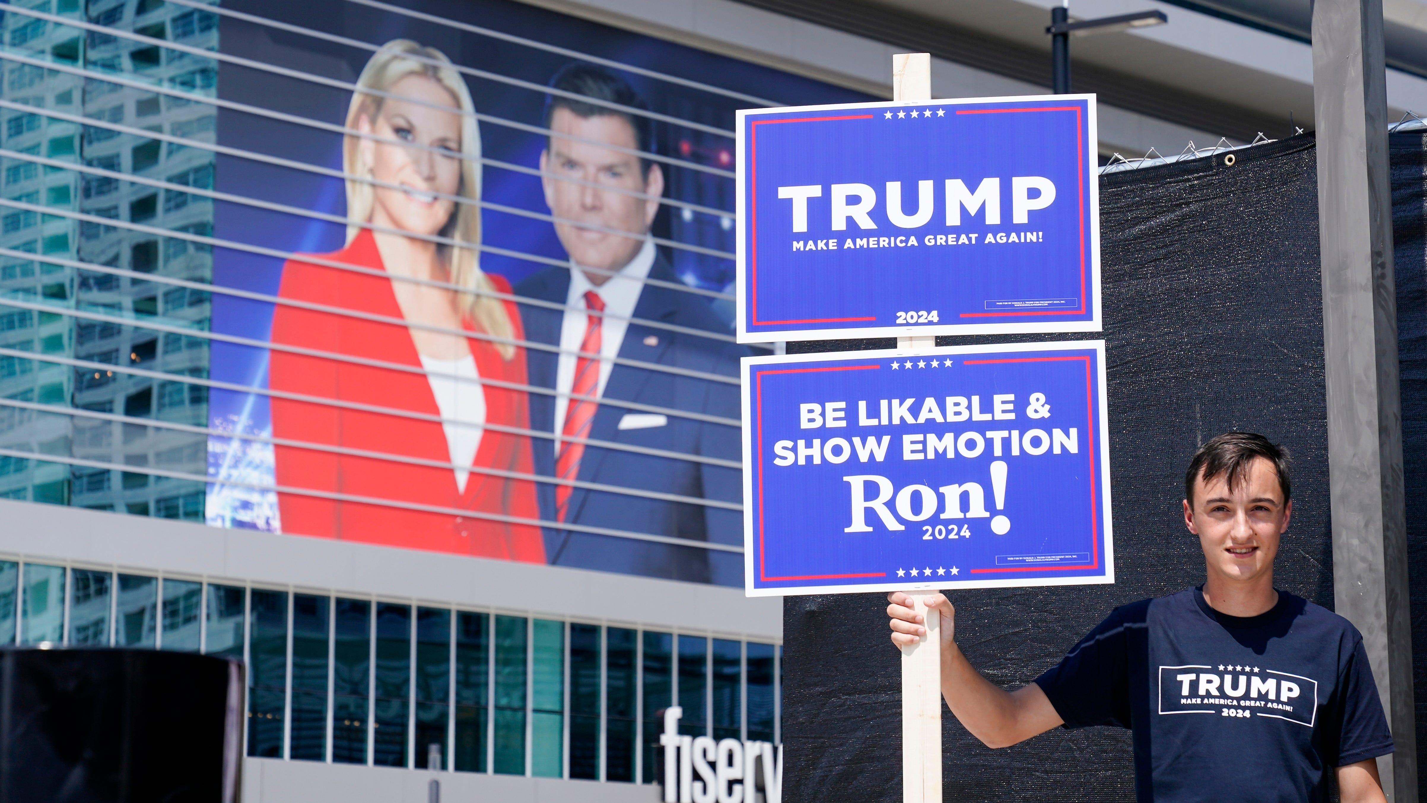 Trump won't be at the GOP's first presidential debate. But his presence will be felt