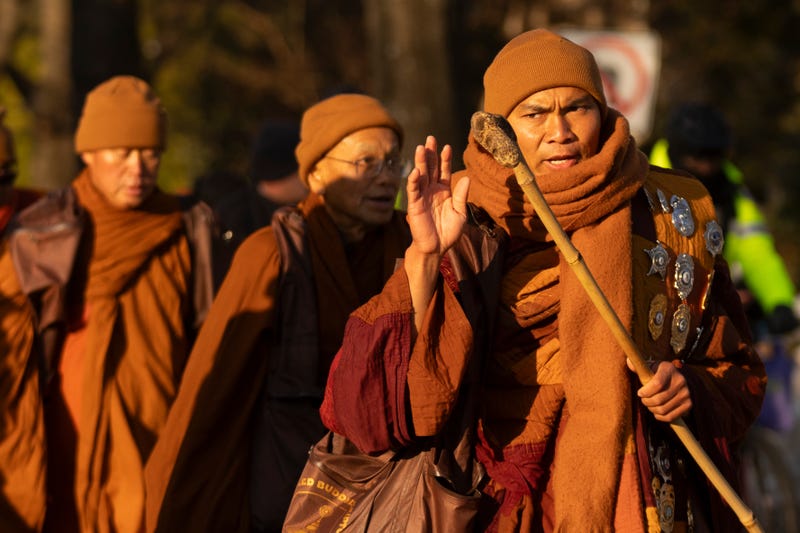 Buddhist Monks Peace Walk Washington