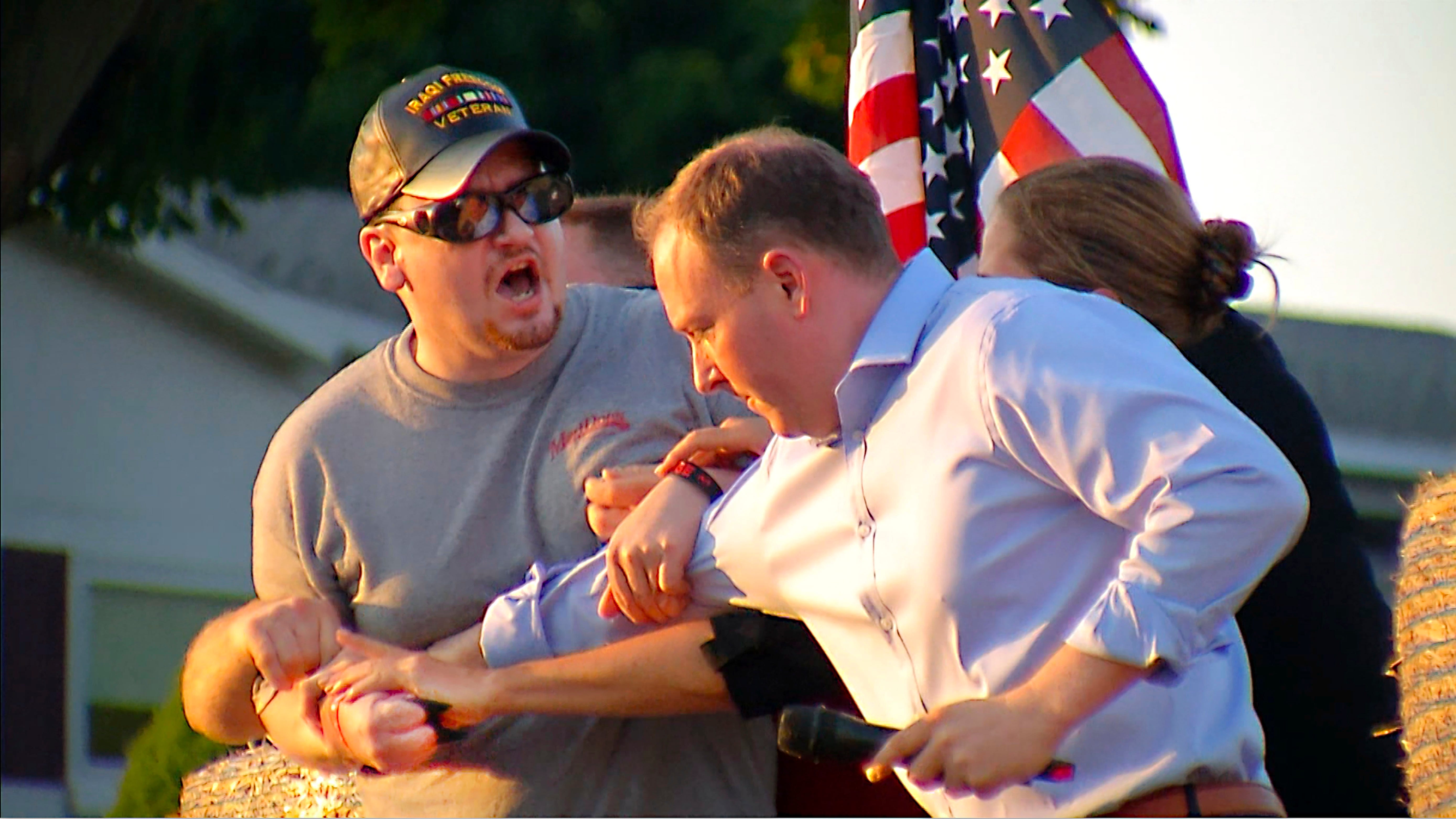 Lee Zeldin, GOP nominee for NY governor, attacked at rally