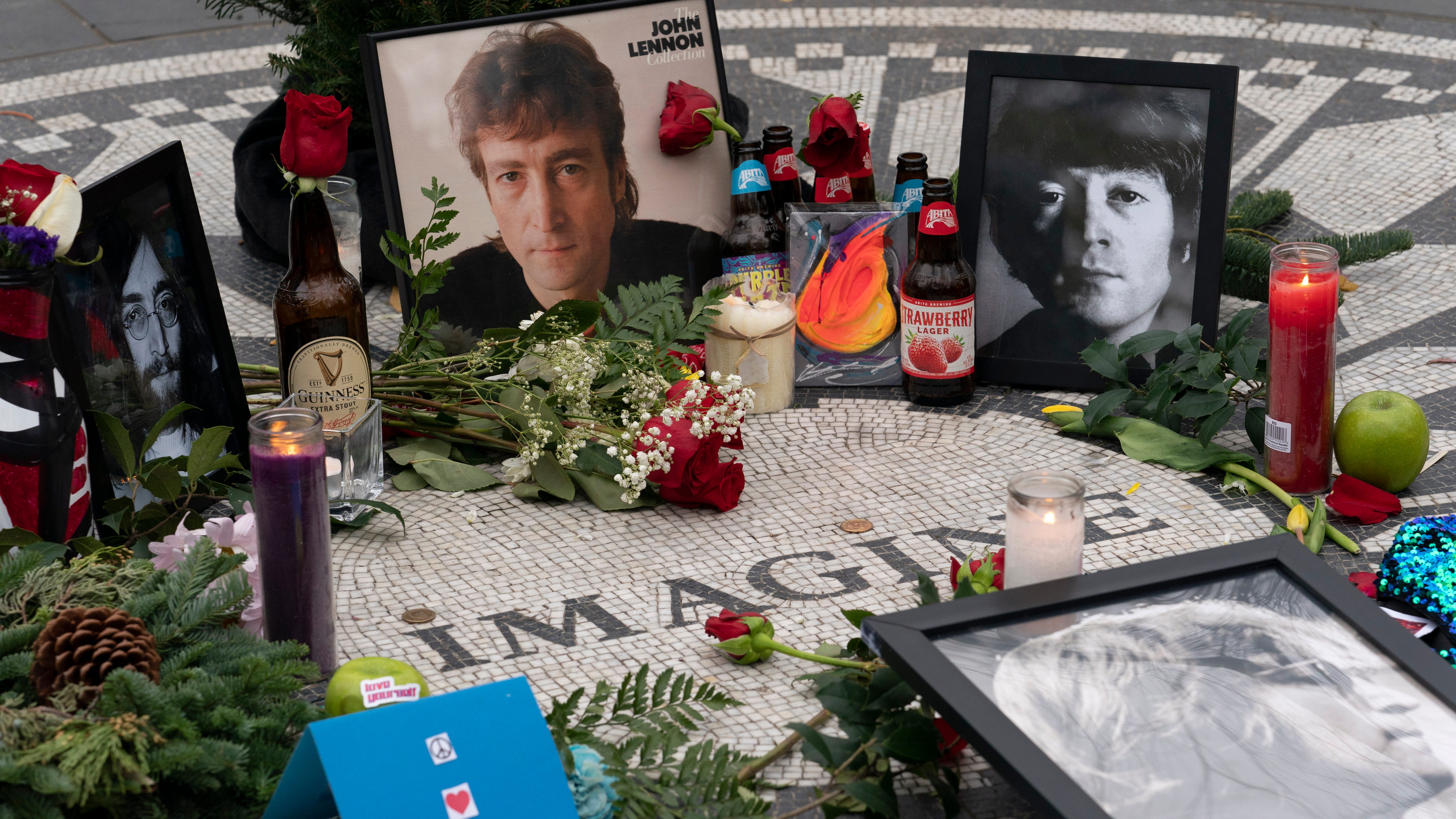 Fans, Ono, bandmates mark 40 years since John Lennon's death